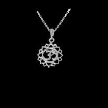 Load image into Gallery viewer, Om Pendant Necklace - 925 Sterling Silver - 50cm Chain (925SETPC004)