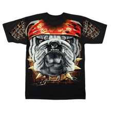 Load image into Gallery viewer, Bulldog Bandana Short Sleeve T-shirt (TS0054)