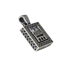 Load image into Gallery viewer, 925 Sterling Silver Pendant Prayer Container with Sealed Protection Prayer (925P085)
