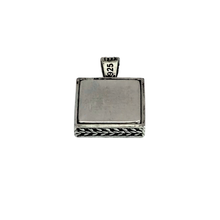 Load image into Gallery viewer, 925 Sterling Silver Pendant Prayer Container with Sealed Protection Prayer (925P085)