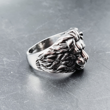 Load image into Gallery viewer, High grade Stainless Steel Ring Lions Head (SSR014)