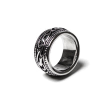 Load image into Gallery viewer, Ancestral design thick Stainless Steel Ring2 ( SSR002)