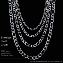 Load image into Gallery viewer, Stainless Steel Chain - Thick Curb Chain (SSC005) Figaro Link