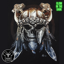 Load image into Gallery viewer, Viking Skull Short Sleeve T-shirt (TS0063)