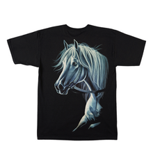 Load image into Gallery viewer, White Horse - Short Sleeve T-shirt - (TS0206)