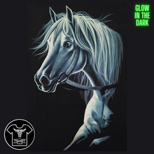 Load image into Gallery viewer, White Horse - Short Sleeve T-shirt - (TS0206)