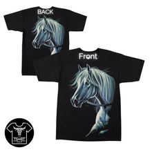 Load image into Gallery viewer, White Horse - Short Sleeve T-shirt - (TS0206)