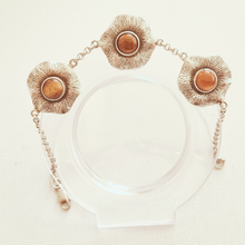 Load image into Gallery viewer, Flower style 925 Silver bracelet (925BRAC007)