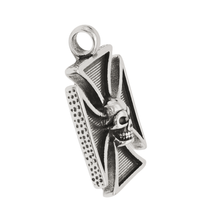 Load image into Gallery viewer, High Grade Stainless Steel Pendant Maltese Cross with Skull (SSP050)