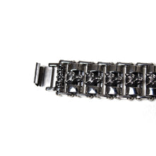 Load image into Gallery viewer, Wolf Head Stainless Steel Chain Bikers Bracelet (SSBRAC015)