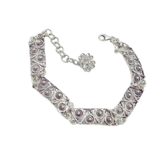 Load image into Gallery viewer, 925Sterling Silver Filigree Bracelet (925BRAC025)