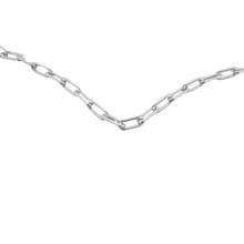 Load image into Gallery viewer, 925 Sterling Silver Chain Rectangular-Oval Links 55cm (925C001)