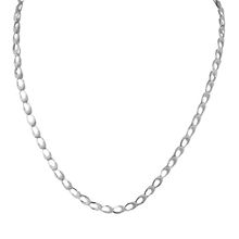 Load image into Gallery viewer, 925 Sterling Silver Ladies Chain - Frosted Finish, 40cm + 5cm Extension (925C008)