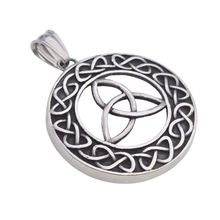 Load image into Gallery viewer, High Grade Stainless Steel Pendant Celtic Knots (SSP049)