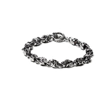 Load image into Gallery viewer, Skull Stainless Steel Bracelet Ladies design (SSBRAC011)