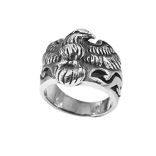 Load image into Gallery viewer, High grade Stainless Steel Ring Eagle with open Wings (SSR010)