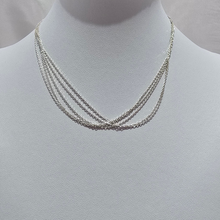 Load image into Gallery viewer, 925 Sterling Silver Necklace Set Five Chains in One, 40cm (925C025)