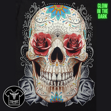 Load image into Gallery viewer, Sugar Skull Short Sleeve T-shirt (TS007)