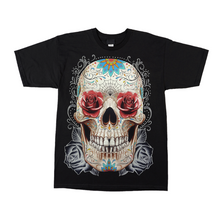 Load image into Gallery viewer, Sugar Skull Short Sleeve T-shirt (TS007)