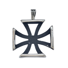 Load image into Gallery viewer, 925 Sterling Silver Pendant Maltese Cross (925P055)