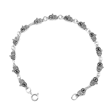 Load image into Gallery viewer, Hamsa link 925 Sterling Silver Bracelet (925BRAC015)