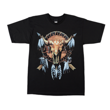 Load image into Gallery viewer, Native American Tribal Skull Short Sleeve T-shirt (TS008)