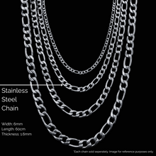 Load image into Gallery viewer, Stainless Steel Chain - Curb Chain (SSC008) Figaro Link