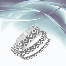 Load image into Gallery viewer, High grade Stainless Steel Ring Octopus Tentacle (SSR011)