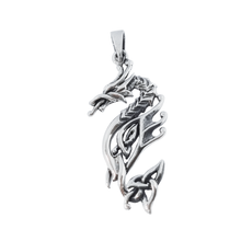 Load image into Gallery viewer, 925 Sterling Silver Dragon Pendant (925P066)