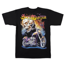 Load image into Gallery viewer, Bike and Skull Soul Master Short sleeve T-shirt (TS009)