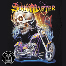 Load image into Gallery viewer, Bike and Skull Soul Master Short sleeve T-shirt (TS009)