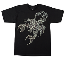 Load image into Gallery viewer, Tribal Scorpion Short Sleeve T-shirt (TS0046)
