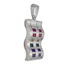 Load image into Gallery viewer, LGBT Rainbow colours   flag Stainless Steel Pendant (SSP021)
