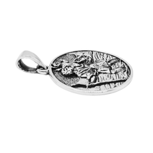 Load image into Gallery viewer, Saint Christopher 925 Silver Pendant (925P006)
