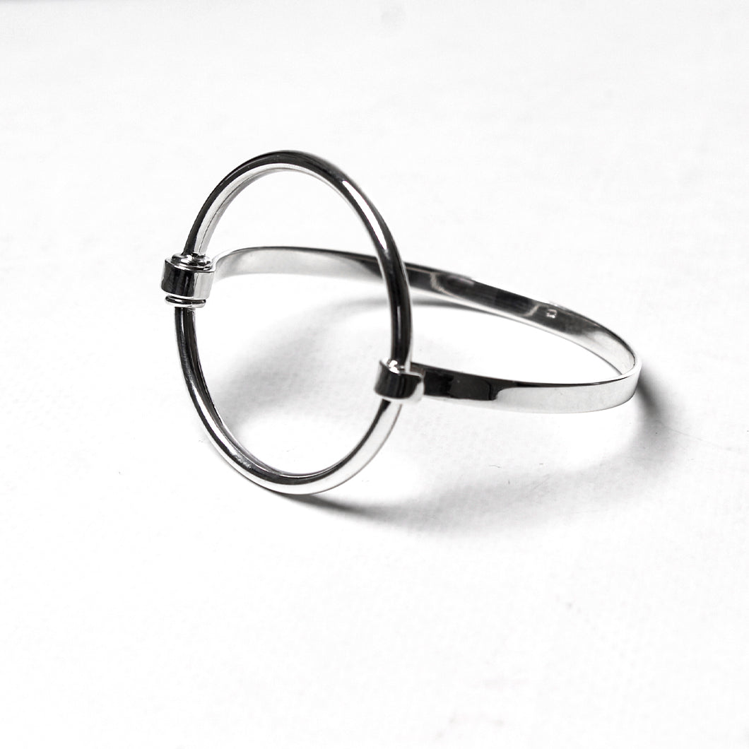 Solid Woman Bangle 925 Silver (925BANGLE002)
