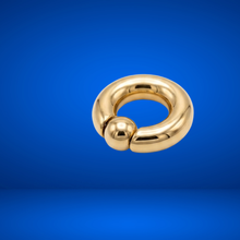 Load image into Gallery viewer, Full Closure Bar 5mm 316L Grade Surgical Steel - Gold colour (BPPAFC504)
