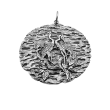Load image into Gallery viewer, Two Flamingo 925 Silver Pendant (925P043)

