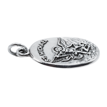 Load image into Gallery viewer, Saint Michael 925 Silver Pendant (925P007)
