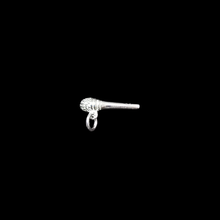 Load image into Gallery viewer, 925 Sterling Silver Microphone Pendant (925P079)
