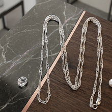 Load image into Gallery viewer, 925 Sterling Silver Twisted Chain - 65 cm (925C032)
