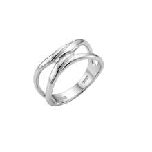 Load image into Gallery viewer, 925 Sterling Silver Ladies Ring Infinity Design ( 925RING054 )
