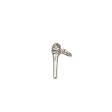 Load image into Gallery viewer, 925 Sterling Silver Microphone Pendant (925P079)
