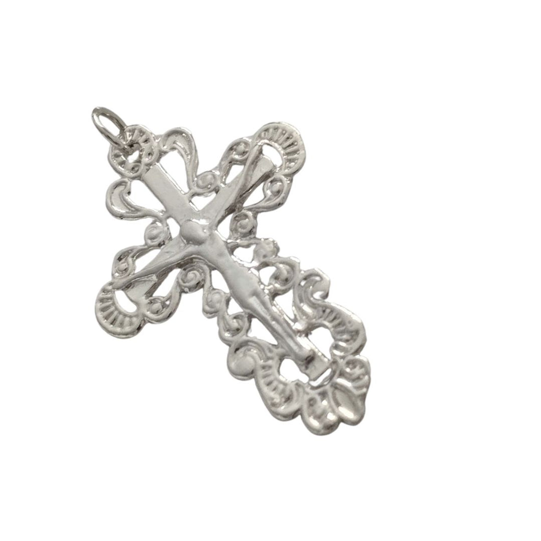 925 Sterling Silver Pendant Cross (925P022)
