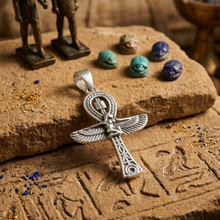 Load image into Gallery viewer, Ancient Egyptian Ankh Pendant 925 Sterling Silver (925P119)
