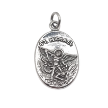 Load image into Gallery viewer, Saint Michael 925 Silver Pendant (925P007)
