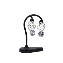 Load image into Gallery viewer, 925 Sterling Silver Aerial Cut CZ Stud Earrings (925ER026)
