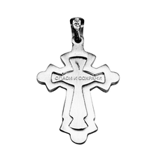 Load image into Gallery viewer, 925 Sterling Silver Cross Pendant 3.3 cm × 2.2 cm - 1 (925P103)

