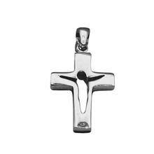 Load image into Gallery viewer, 925 Sterling Silver Cross Pendant 3 cm x 1.8 cm (925P093)
