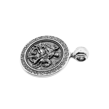 Load image into Gallery viewer, St George Double Sided Pendant 925 Sterling Silver (925P118)
