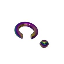 Load image into Gallery viewer, Full Closure Bar 6mm 316L Grade Surgical Steel - Multi colour (BPPAFCB603)
